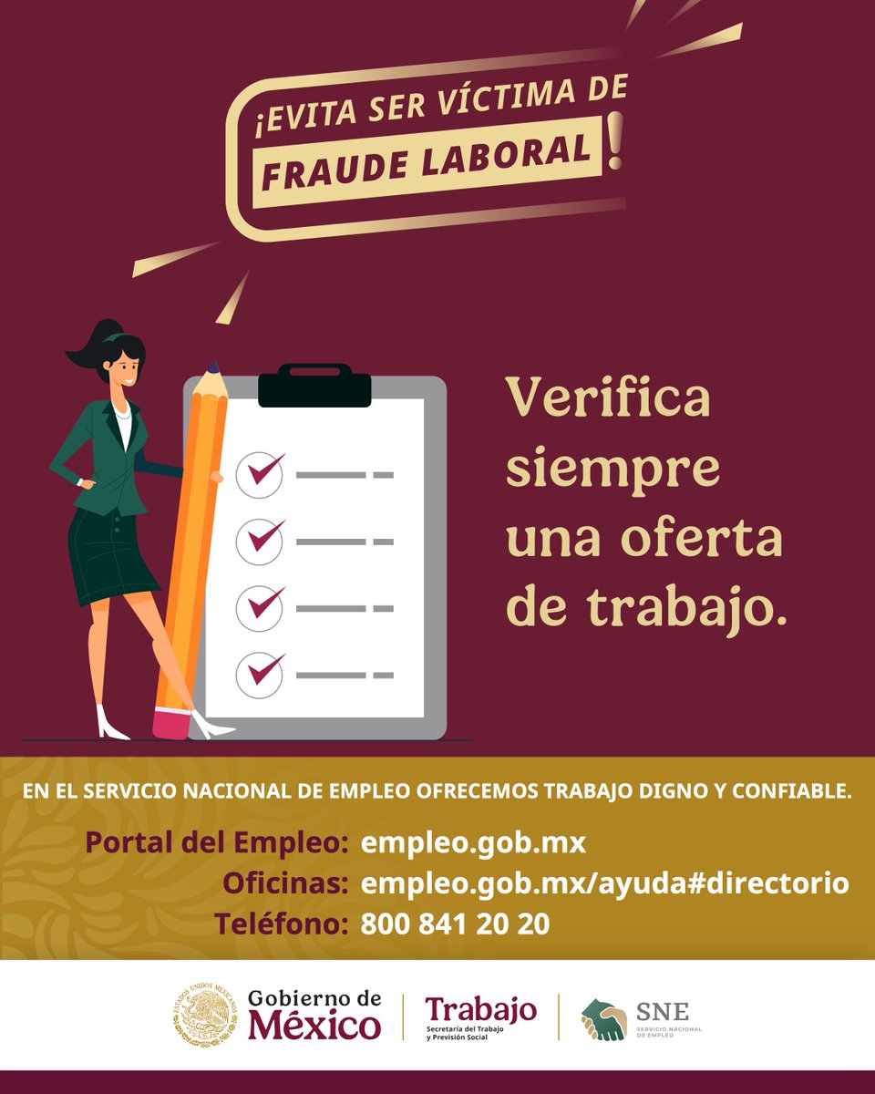 Servicio Nacional de Empleo tweet media