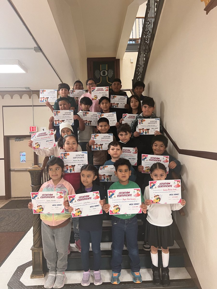 iStation Monthly Champions! These students met their monthly targets! <a href="/ChristinReeves/">Christin Reeves</a> <a href="/nanedrab/">Nedra</a> <a href="/FWISD_EBN3/">Emergent Bilingual Programs FWISD</a> <a href="/ODWyattFWISD/">Oscar Dean Wyatt</a>