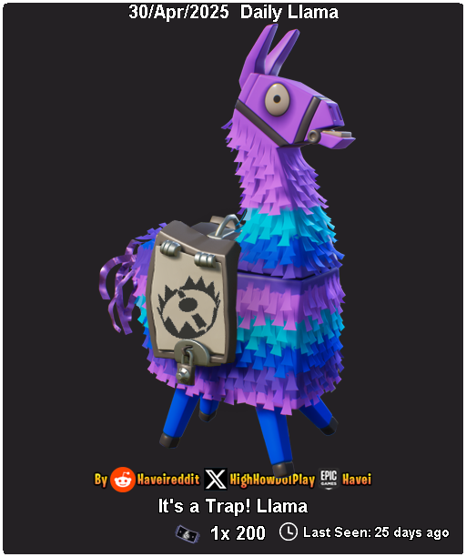 The #Fortnite #SaveTheWorld Llama Shop has rotated! Use Code `Havei` in the Fortnite Shop #ad