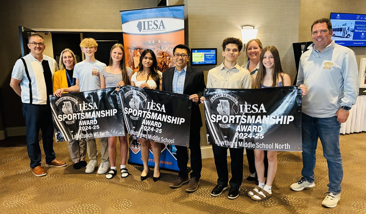 Tim Haupt (@athleticsbms) on Twitter photo Congratulations to three Suburban Middle School Conference schools on being recognized for outstanding sportsmanship by the IESA: Hawthorn North, Matthews, Lake Zurich North!! <a href="/IESA_IL/">IESA</a> <a href="/HawthornMSN73/">Hawthornmiddlenorth73</a> <a href="/LZdistrict95/">Lake Zurich Community Unit School District 95</a> <a href="/WaucondaCUSD118/">Wauconda CUSD 118</a> Congratulations to three Suburban Middle School Conference schools on being recognized for outstanding sportsmanship by the IESA: Hawthorn North, Matthews, Lake Zurich North!! <a href="/IESA_IL/">IESA</a> <a href="/HawthornMSN73/">Hawthornmiddlenorth73</a> <a href="/LZdistrict95/">Lake Zurich Community Unit School District 95</a> <a href="/WaucondaCUSD118/">Wauconda CUSD 118</a>