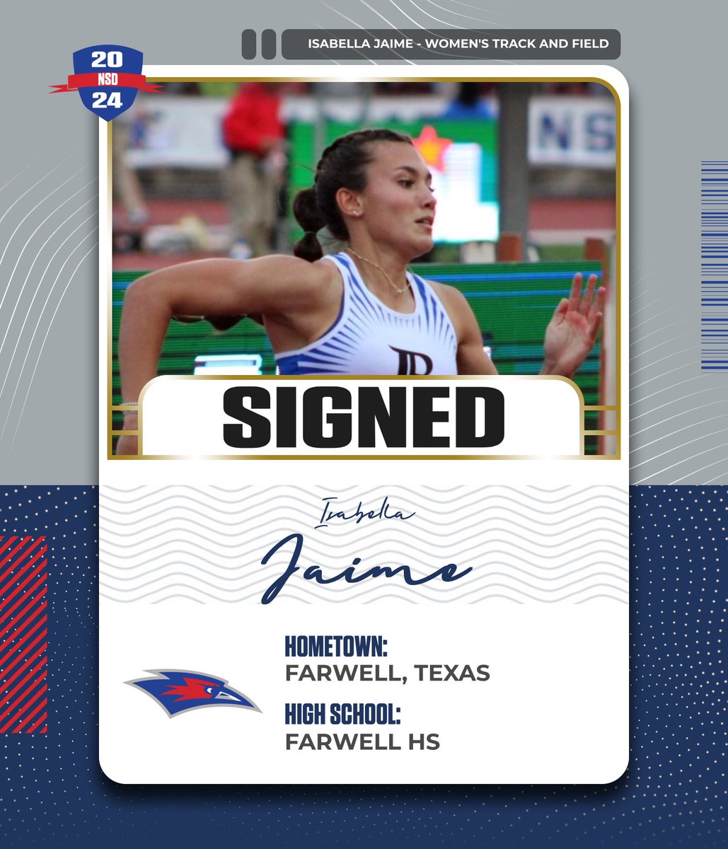 🚨SIGNED! ✍️

Farwell native, Isabella Jaime, is joining Lubbock Christian next season!

Glad to have you, Isabella! 🔥