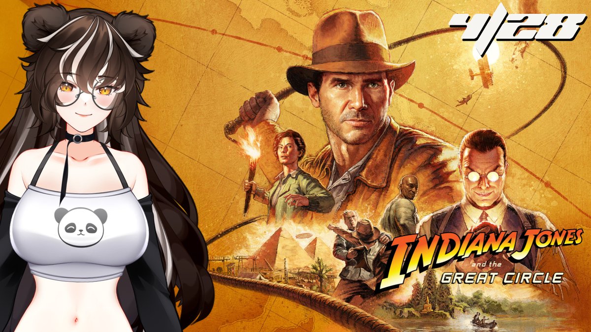 🔴 Panda Is Live 🔴

IT BELONGS IN A MUSEUM!

Playing Indiana Jones and The Great Circle! Come Join The Panda Party! 
twitch.tv/misslacuna 
🖤🤍🖤🤍🖤🤍🖤🤍🖤🤍🖤🤍