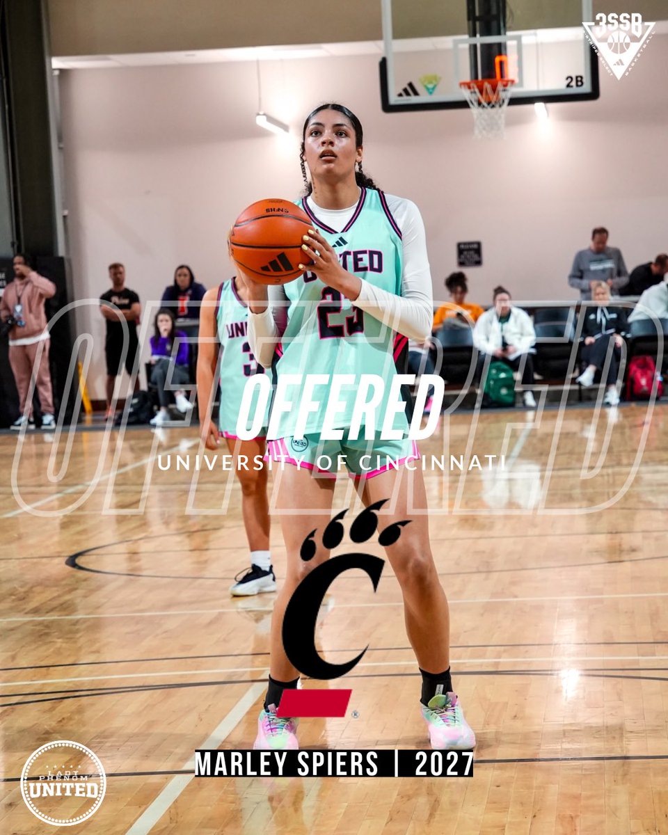 Lady Phenom United (@united_phenom) on Twitter photo Congrats to our 2027 United sister <a href="/MarleySpiers23/">Marley Spiers</a> on the offer from <a href="/GoBearcatsWBB/">Cincinnati Women's Basketball</a> <a href="/3SSBGCircuit/">3Stripes Select Basketball Girls Circuit</a> Congrats to our 2027 United sister <a href="/MarleySpiers23/">Marley Spiers</a> on the offer from <a href="/GoBearcatsWBB/">Cincinnati Women's Basketball</a> <a href="/3SSBGCircuit/">3Stripes Select Basketball Girls Circuit</a>