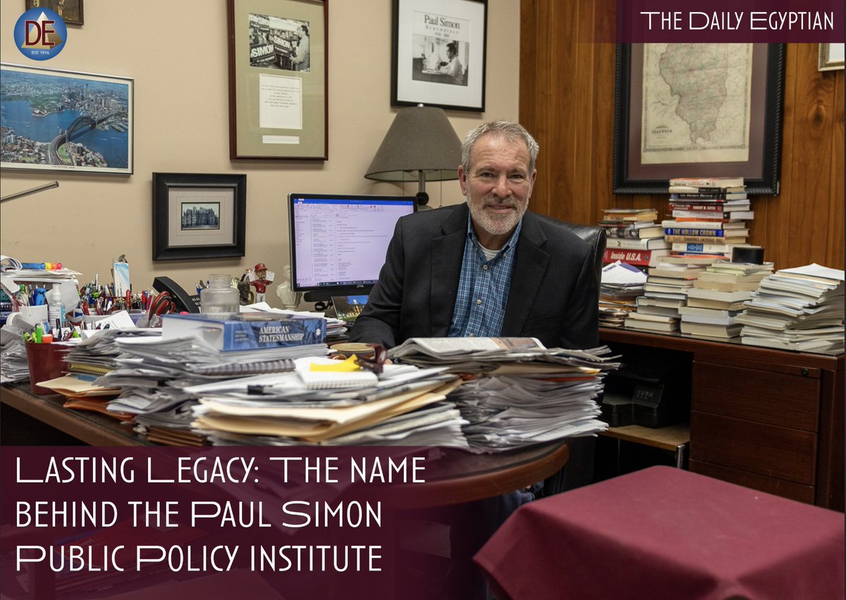 From Springfield internships to global policy talks, the Paul Simon Public Policy Institute at SIU honors the late senator's vision by preparing the next generation of change makers.

Read more: dailyegyptian.com/121341/news/la…

✍️: Ethan Eisenberg