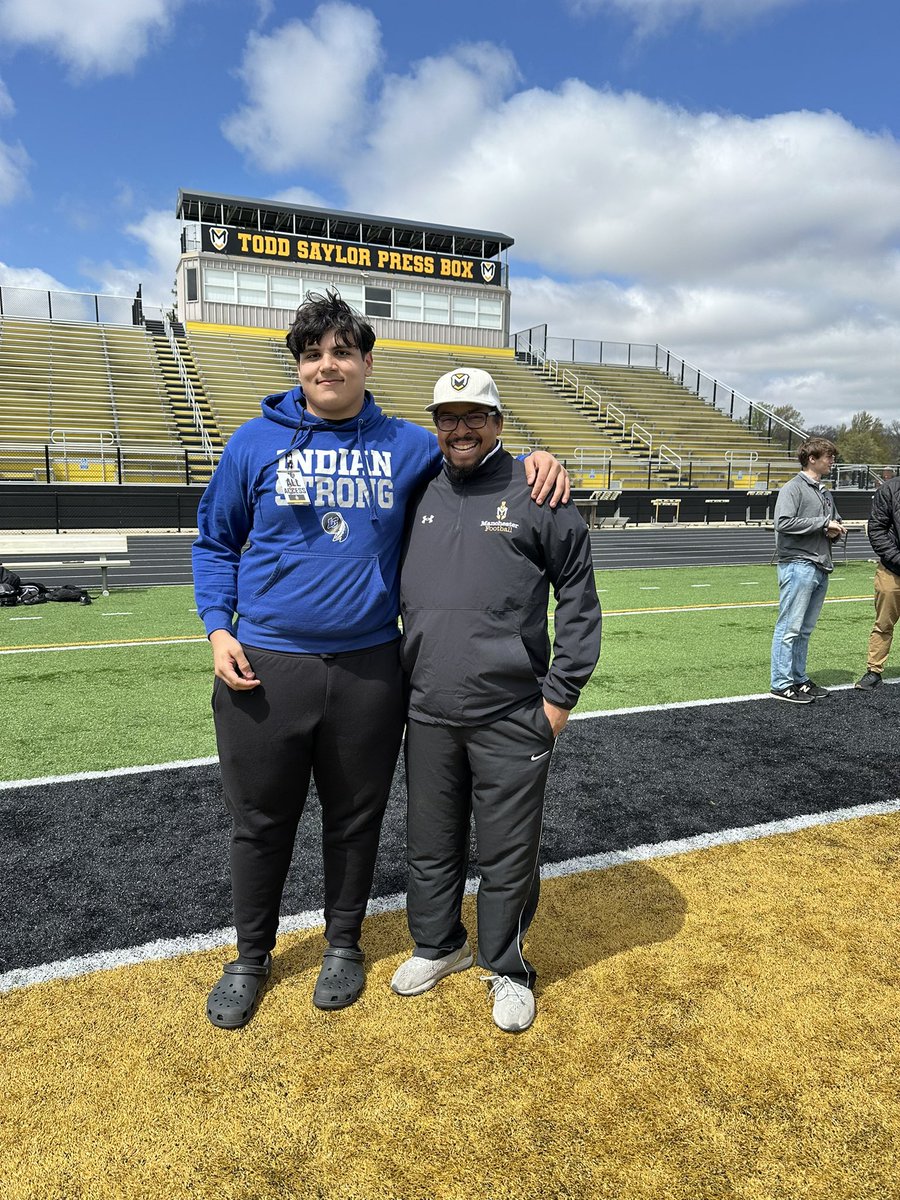 JaceLuther_'s tweet photo. Enjoyed my visit @MU_SpartanFB! Thanks to @CoachV_MU for having me out to their Junior Day @LakeCentral_FB https://t.co/oI5ZPy3nfF