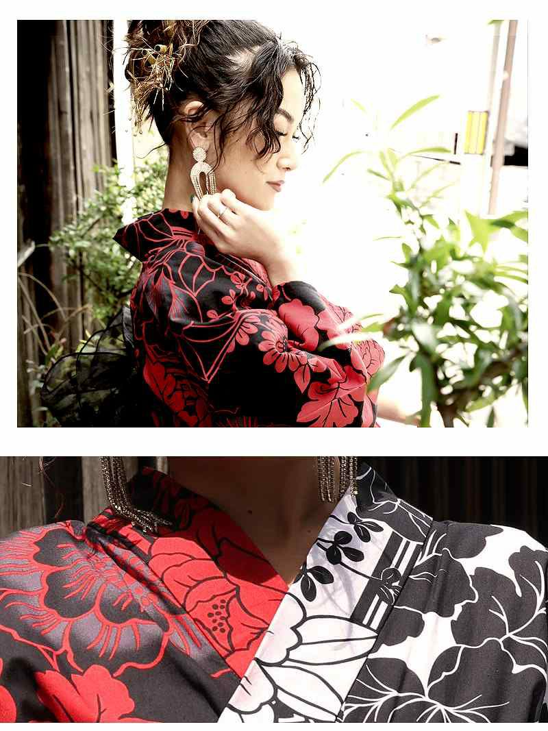 bombshell_dance's tweet photo. BOMBSHELL YUKATA👘💋

赤黒白の組み合わせが他ではなかなか見かけることのなくてカッコいい✨

https://t.co/Y9znZRzySJ
＃ボムシェル ＃ダンス衣装 ＃浴衣 https://t.co/f143ggSOK4