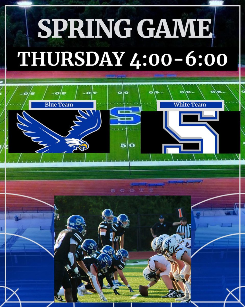 Oh it’s about that time, Blue vs White! #GoEagles