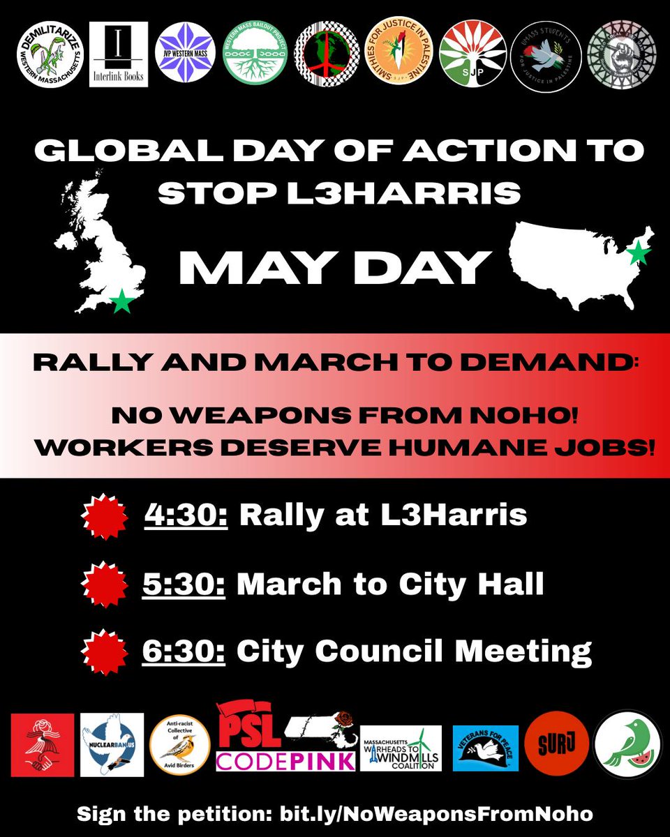 Demilitarize Western Mass (@demilitarizewma) on Twitter photo 