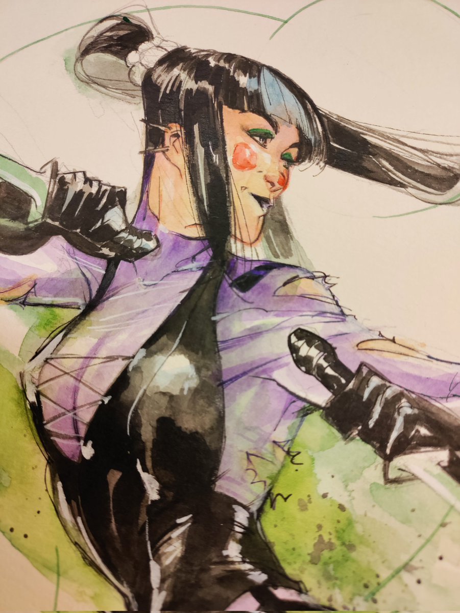 UkoSmith's tweet photo. The Joker's Wild! Today's daily 9x12 SOLD #art #artist #artiste #punchlinedc #punchline #acrylics #watercolors #dccomics #comics #batmanfamily #punchlinecosplay #originalart #traditionalart @artifyartsupplies #artifyacrylics https://t.co/81pNyWV1Tl