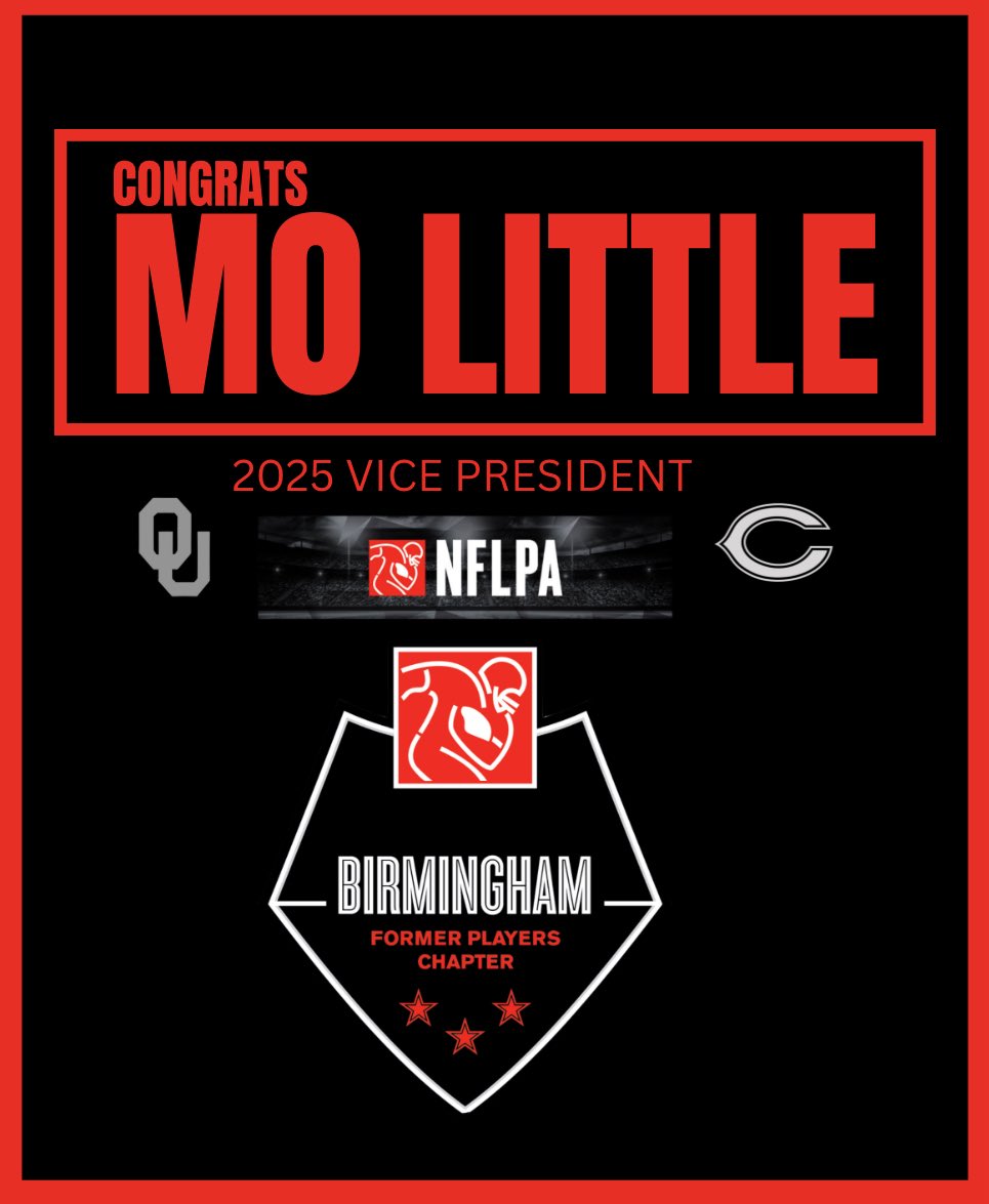 MO LITTLE - 2025 NFLPA VICE PRESIDENT BIRMINGHAM CHAPTER
