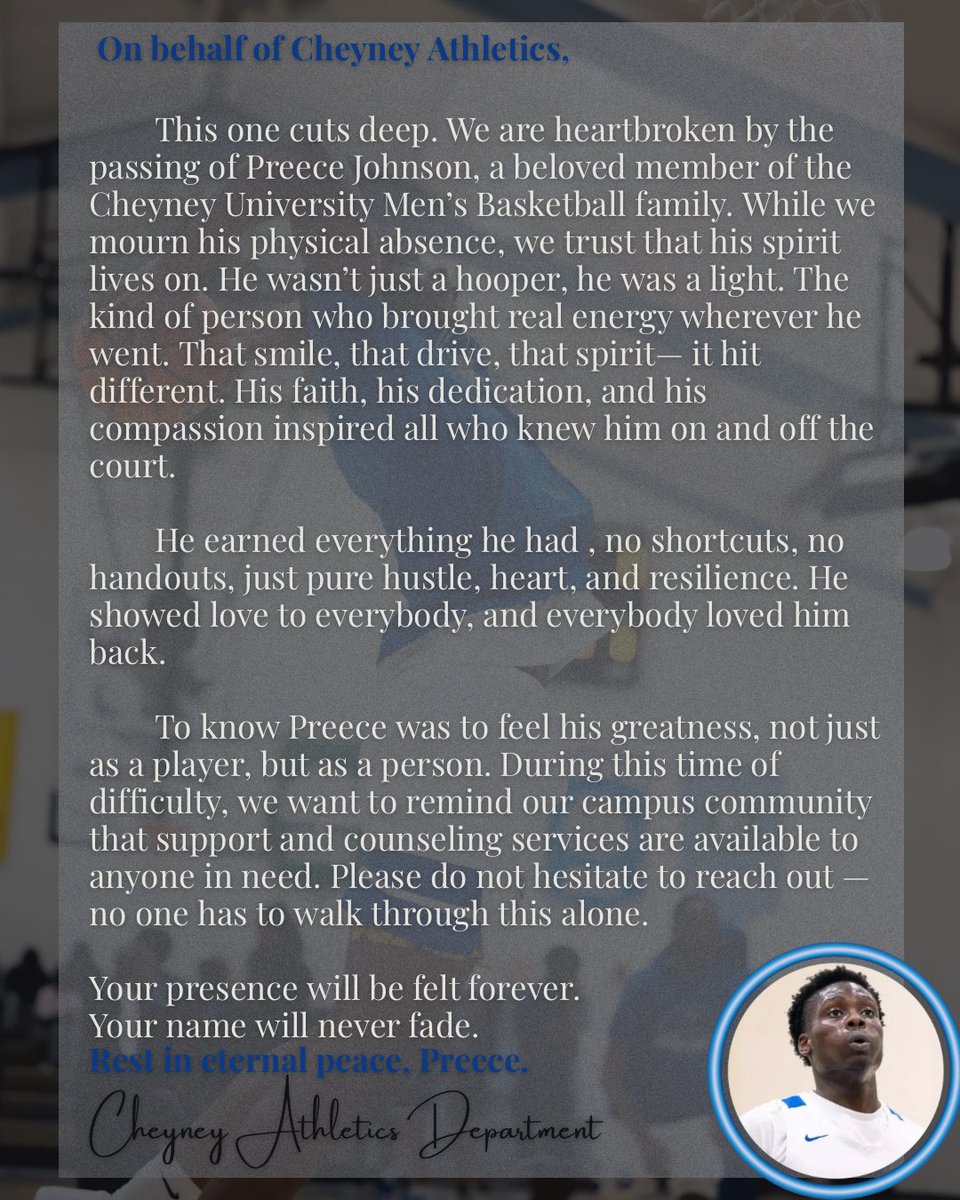 To know Preece was to witness greatness 
not just in what he did, but in how he made people feel.

Rest easy, king.
Your light lives on, and your name will echo forever.  ❤️❤️❤️❤️