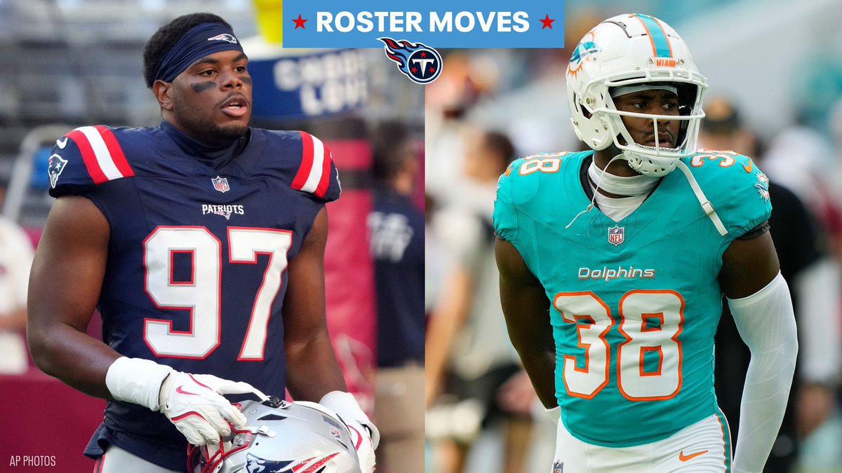 Jim Wyatt (@jwyattsports) on Twitter photo The <a href="/Titans/">Tennessee Titans</a> have been awarded OLB Titus Leo and DB Mark Perry off waivers.
READ bit.ly/4jU9yc6 The <a href="/Titans/">Tennessee Titans</a> have been awarded OLB Titus Leo and DB Mark Perry off waivers.
READ bit.ly/4jU9yc6