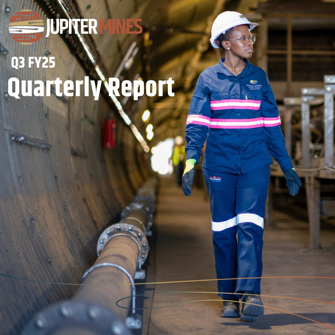 $JMS  has released its March Quarterly Activities Report, detailing strong operational and financial performance at the world-class Tshipi #manganese operation. 👉jupitermines.com/cproot/1290/3/…