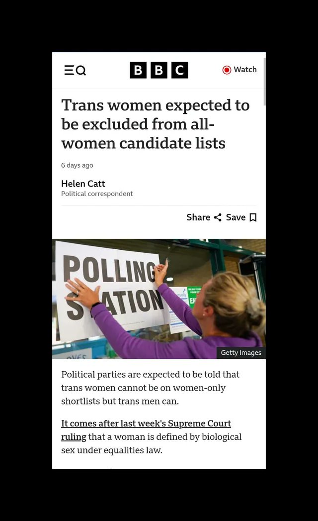 BrutusMaximusX's tweet photo. #OnlyWomen #WomenWontWeesht #Localelections #GeneraElection #TransWomenareConMen 
Finally, some good news out of the UK! https://t.co/eprcLVQfYs