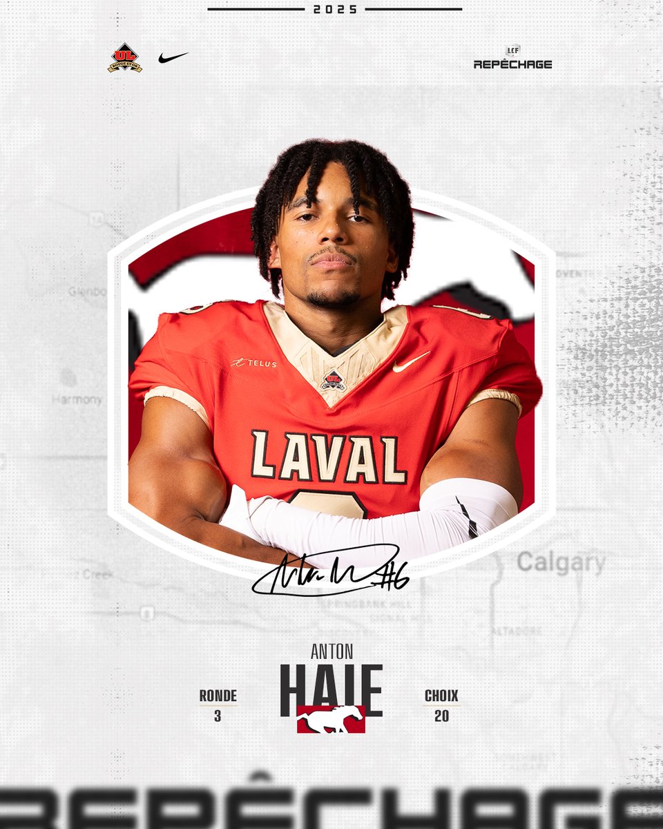 Rouge et Or (@rougeetor) on Twitter photo Vous en avez un vrai de vrai, <a href="/calstampeders/">Calgary Stampeders</a> !
Félicitations Anton! #GoLaval #CFLDraft Vous en avez un vrai de vrai, <a href="/calstampeders/">Calgary Stampeders</a> !
Félicitations Anton! #GoLaval #CFLDraft