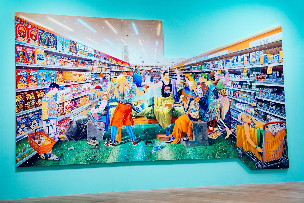 現代美術家の松山智一さんにインタビューしました。大規模個展「松山智一展　FIRST LAST」は圧巻でありながら一つひとつの作品に「問い」が投げかけられている。その謎を解き明かし、内面にも迫る記事になったと思います。読んで再訪すると新しい発見があるはず。<a href="/wired_jp/">WIRED.jp</a> 

wired.jp/article/tomoka…