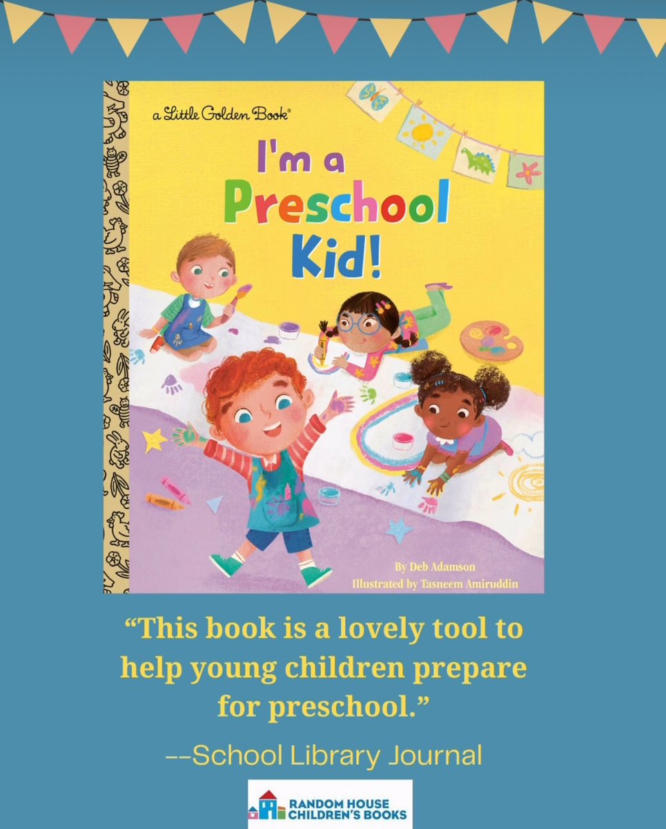 Deb Adamson (@debadamsonbooks) on Twitter photo Thank you <a href="/sljournal/">SchoolLibraryJournal</a> for this wonderful review! I wrote this Little Golden Book because I couldn’t find a book for an excited but apprehensive preschooler. It’s available for preorder now and comes out with <a href="/randomhousekids/">Random House Children's Books</a> June 2! #preschool #teacher slj.com/review/im-a-pr… Thank you <a href="/sljournal/">SchoolLibraryJournal</a> for this wonderful review! I wrote this Little Golden Book because I couldn’t find a book for an excited but apprehensive preschooler. It’s available for preorder now and comes out with <a href="/randomhousekids/">Random House Children's Books</a> June 2! #preschool #teacher slj.com/review/im-a-pr…