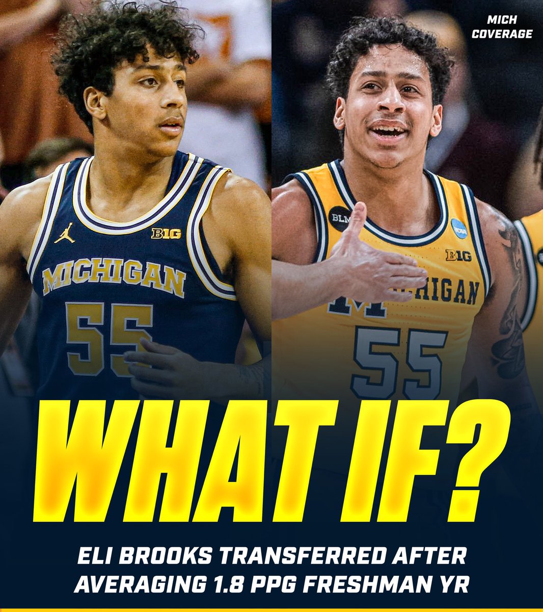 michcoverage's tweet image. Made this post for my instagram but also wanted to share in here… 

Do you think the rise of the transfer portal in recent years — and players fleeing  to transfer rather than stay and wait their turn — is ultimately good or bad for college basketball?