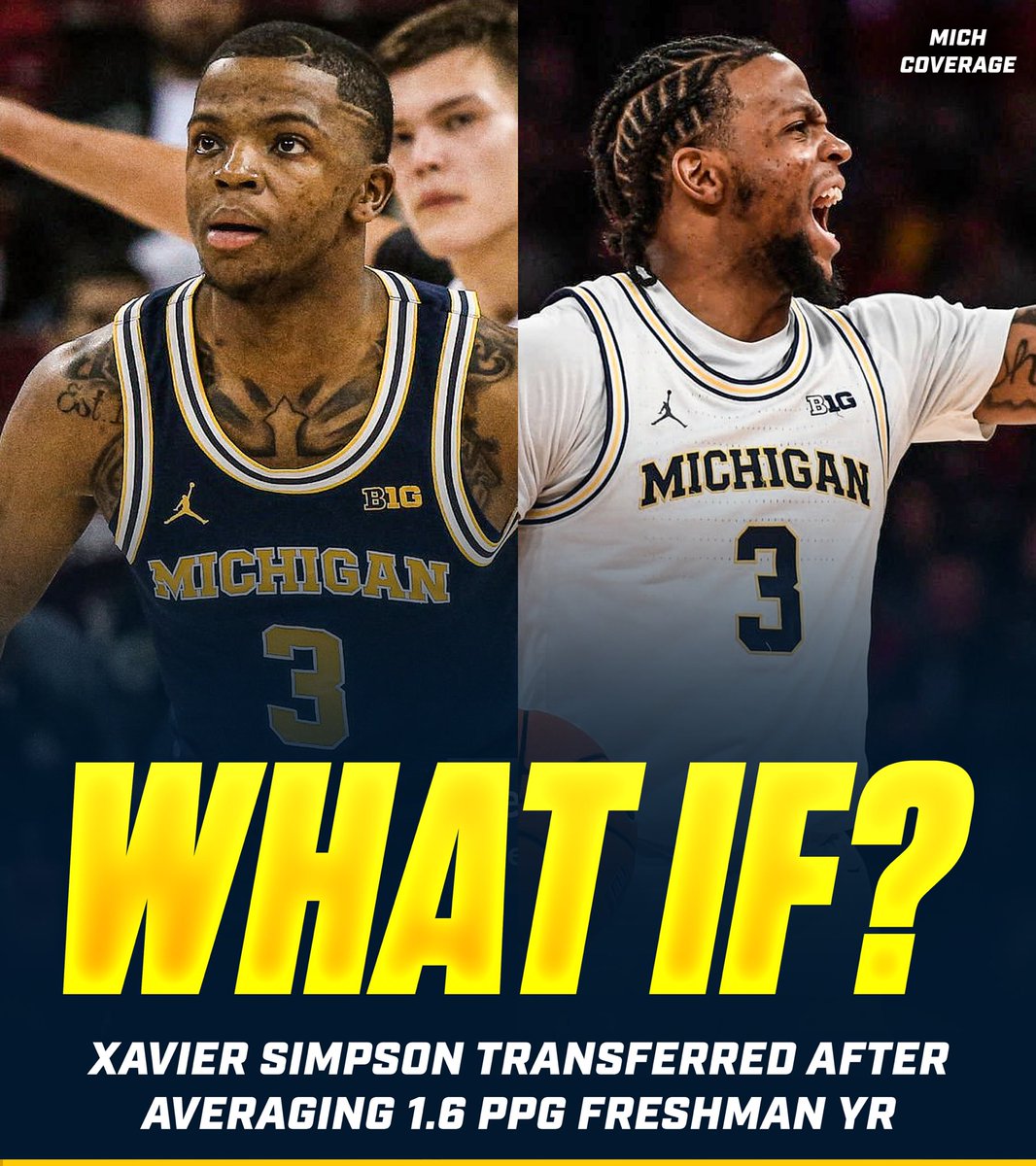 michcoverage's tweet image. Made this post for my instagram but also wanted to share in here… 

Do you think the rise of the transfer portal in recent years — and players fleeing  to transfer rather than stay and wait their turn — is ultimately good or bad for college basketball?