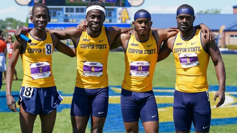 After a great conversation Coach Carl Hicks I am Blessed to receive my First D1 Offer from Coppin State !! <a href="/DudleyTrack/">Coach TJ</a> <a href="/BJ_brandonfelix/">Coach BJ🏃🏾💨</a>