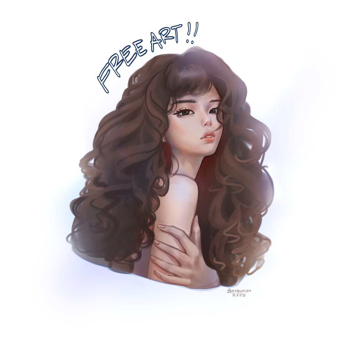 It's Brysukun day!! 

✨ FREE ART! 🌟 
Drop your OC, I'll randomly pick 1-3 to draw in bust-up for practice 

🌱 Follow, Like, &amp; RT 
🌱 Comment your OC/character ref 

Ends tomorrow! Good luck! 
#Artmoots  #Digitalart #ArtistsOnTwitter