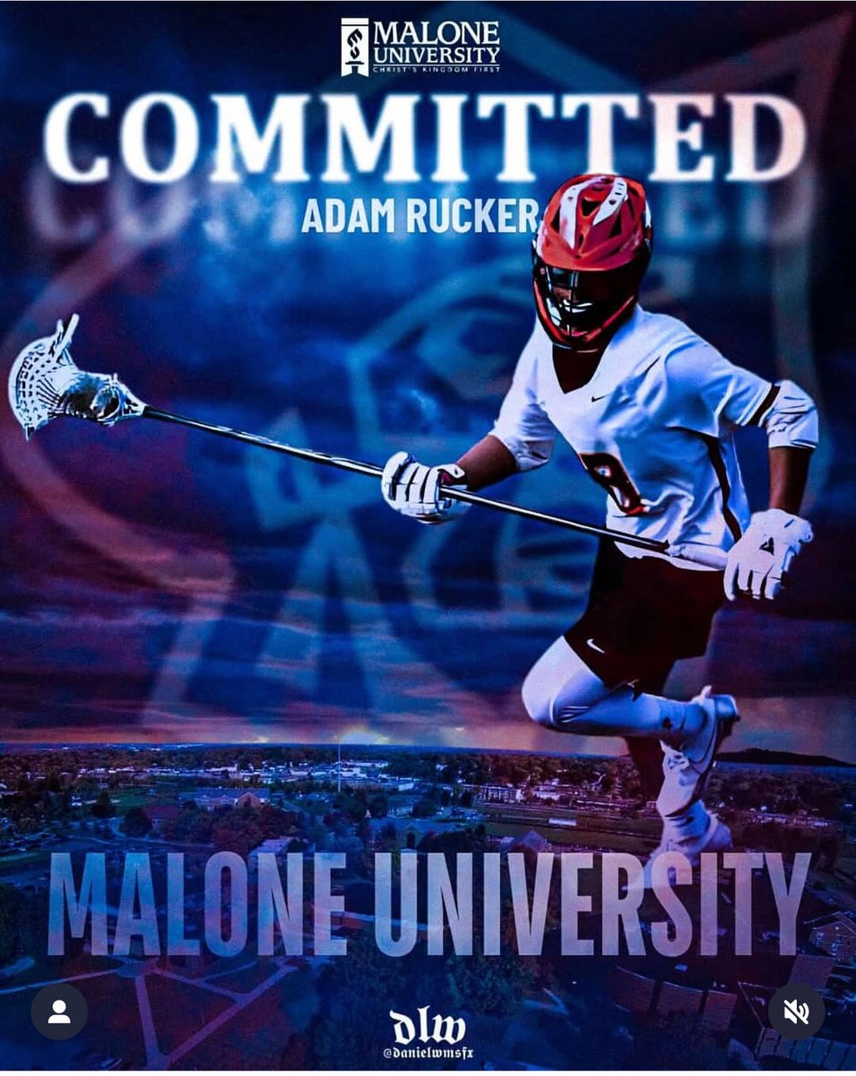 So proud of this kid. This is the caboose of our train. And he’ll be taking his Lacrosse talents to Malone University!!