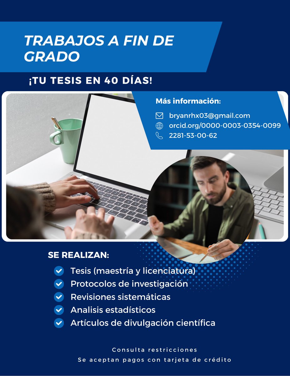 ¿Ya te aburrió la tesis?
Yo la escribo por ti.
Todos mis trabajos pasan pruebas de plagio y de inteligencia artificial. 
Redacción 100% humana de la mejor calidad
#AnahuacNorte #AnahuacQro #AnahuacCancun #AnahuacVeracruz #TecMty #TecMtyPuebla #UV_DamosMas