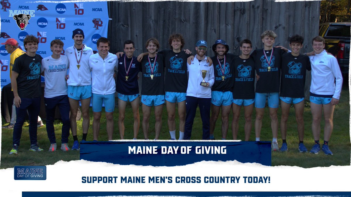 There's still time to support our XC program on this year's 𝙈𝙖𝙞𝙣𝙚 𝘿𝙖𝙮 𝙤𝙛 𝙂𝙞𝙫𝙞𝙣𝙜!

Give Now: our.umaine.edu/xctrack25