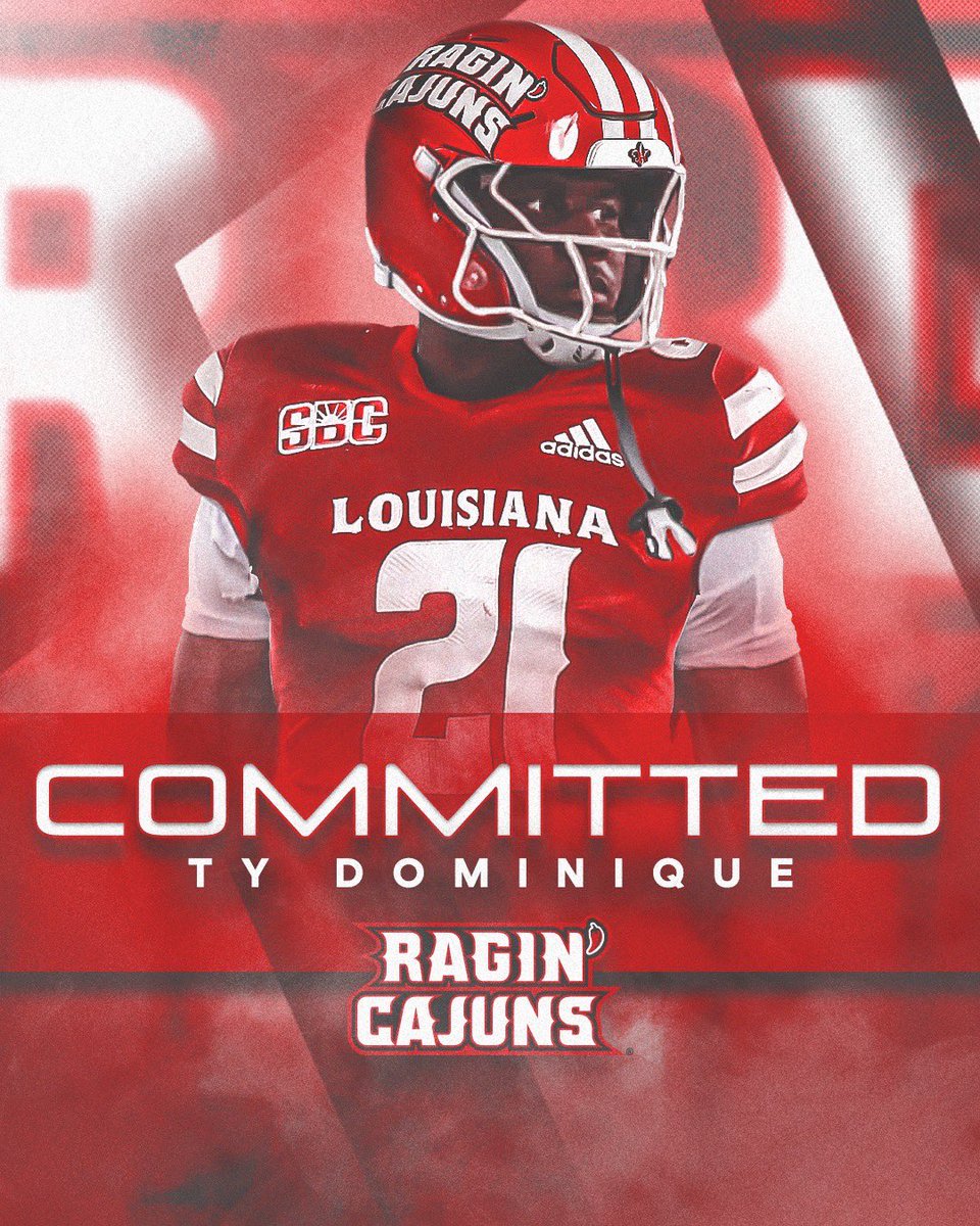Committed to the University of Louisiana at Lafayette! Go Cajuns!!!🔴⚫️ #LetsGeaux!