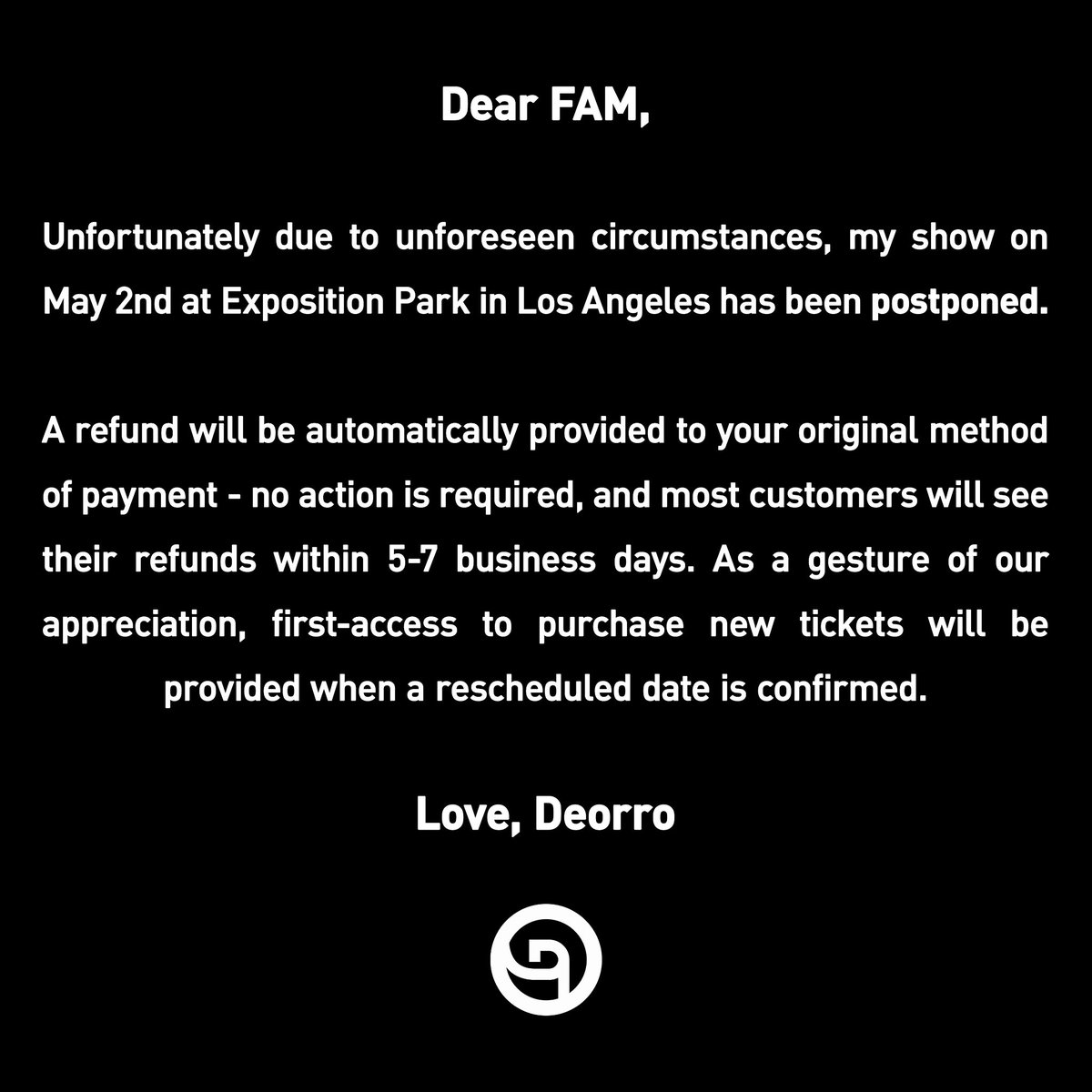 Deorro tweet media