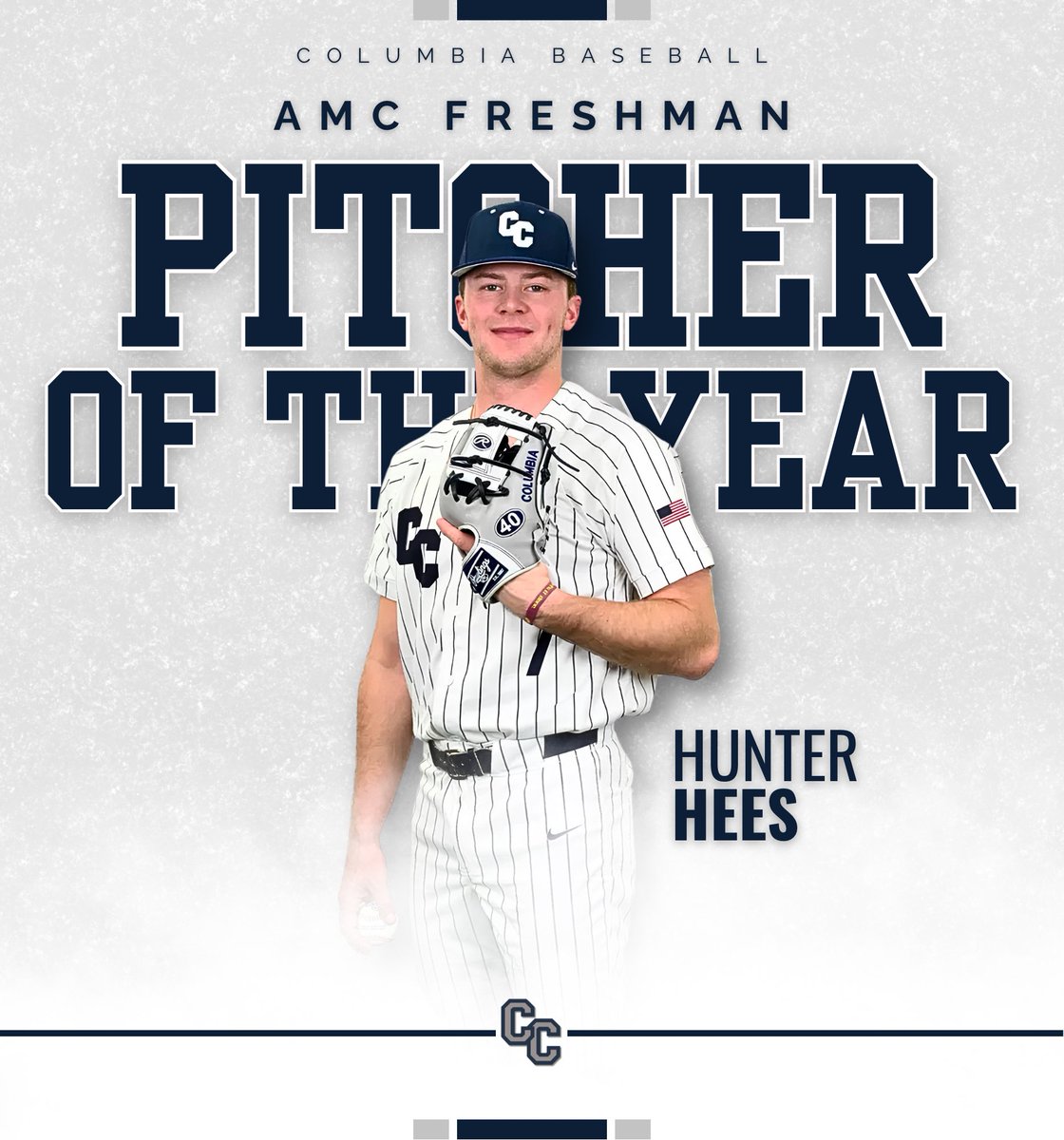 Columbia College Baseball (@cougpen) on Twitter photo Hunter Hees is your AMC Freshman Pitcher of the Year! Hunter Hees is your AMC Freshman Pitcher of the Year!