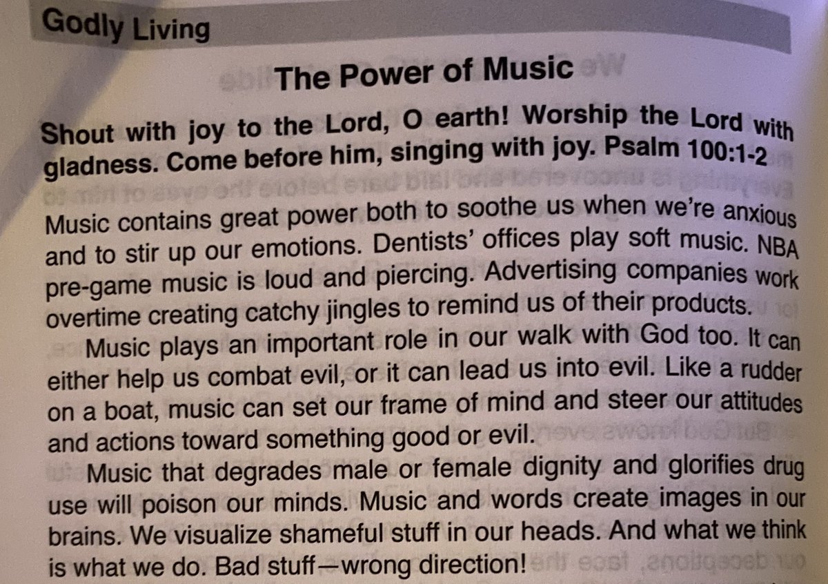 IAmLegendFather's tweet photo. We don’t eat garbage, so why feed it into our heads through our ears? When we put wholesome spiritual food into our bodies, we can expect good spiritual health as a result. 

Prayer: Lord, fill my soul with Your music to drive away those demons from my soul 🙏🏽 https://t.co/pRb6PHP2yD