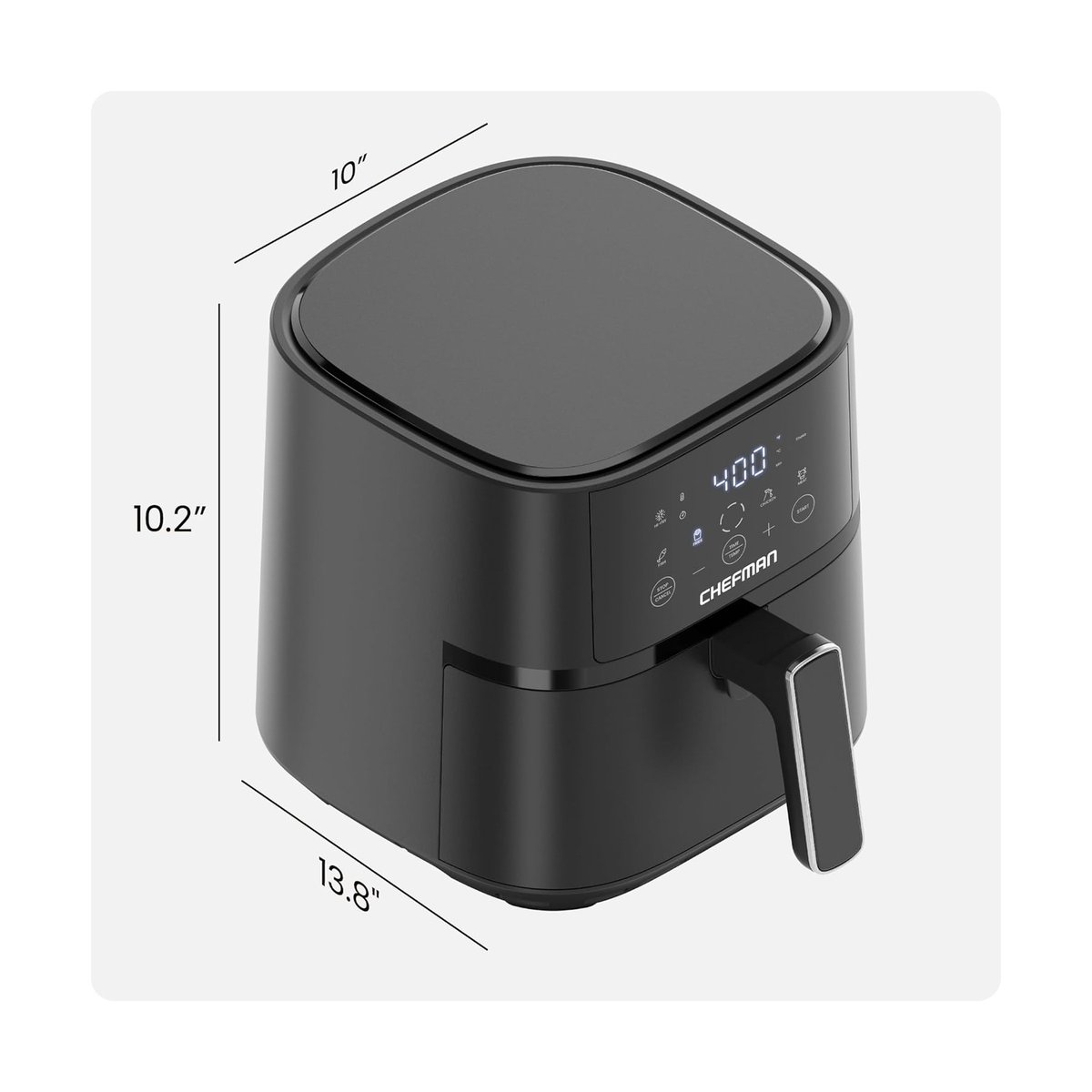 TopKitchensdeal's tweet photo. 🔥 hefman Air Fryer: Get 40% OFF!🔥 Now only $59.98 (was $99.99)!
Enjoy crispy, quick meals with its Hi-Fry tech &amp; touchscreen controls.
Lowest price ever from Amazon! Shop now! #AirFryer #Chefman #Sale #KitchenDeals

Claim this deal: https://t.co/ZWrDK8tYb2 📦 https://t.co/SLpjX09m3o