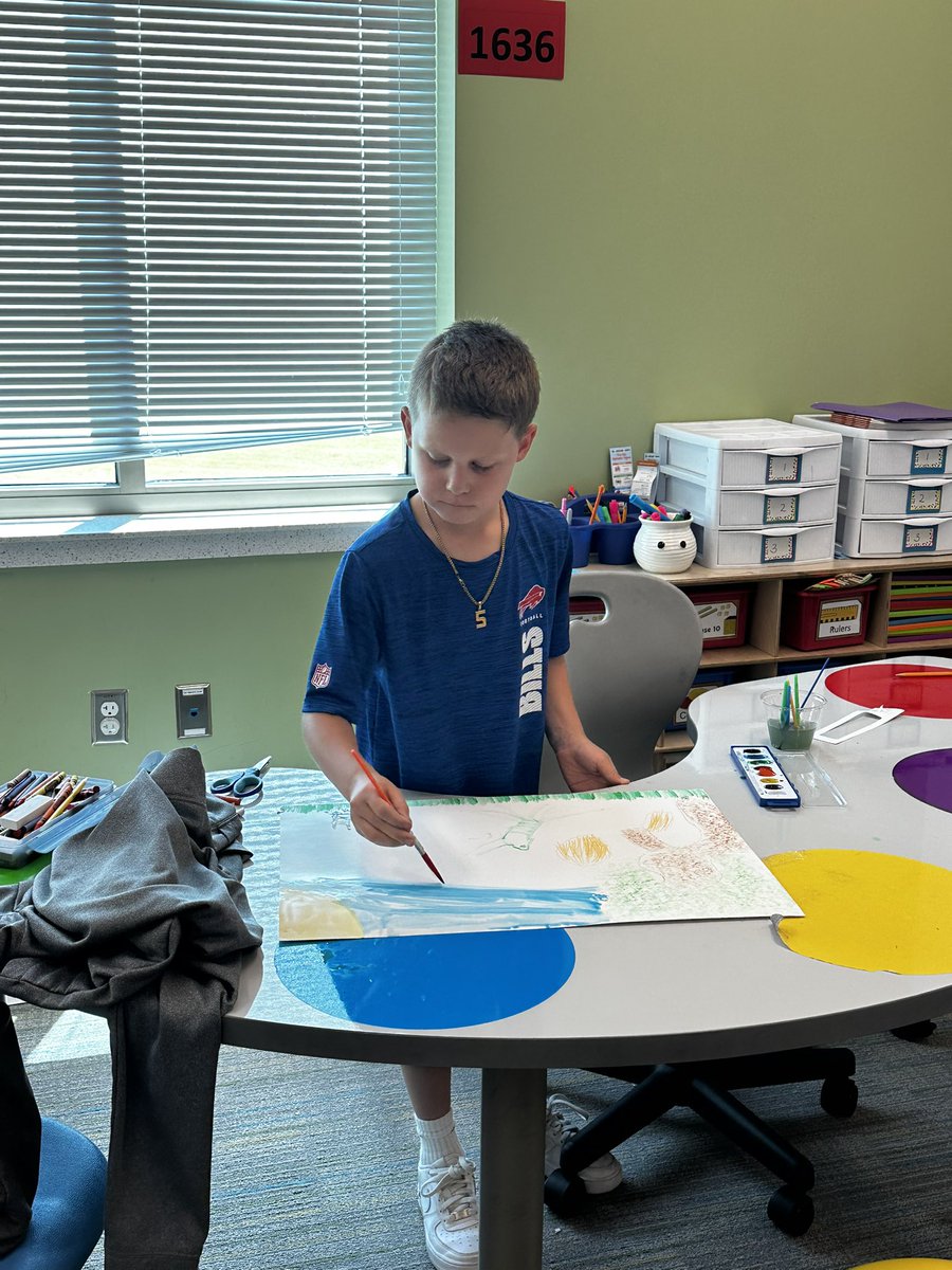 Illustrating the setting of “The Ants and the Grasshopper” to help us understand story elements! 🎨 🐜 📖