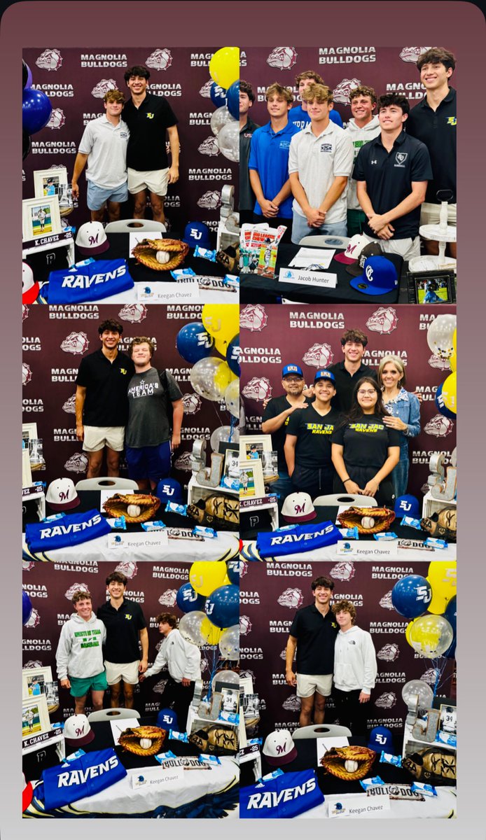 Keegan Chavez (@k_campbell44) on Twitter photo Signing day ๐ฆโโฌ
<a href="/MagnoliaBasebal/">Magnolia Baseball</a> <a href="/SJRaven_BB/">San Jacinto College Baseball</a> <a href="/jarenbrown_/">Jaren Brown</a> <a href="/LandryMayo/">Landry Mayo</a> Signing day ๐ฆโโฌ
<a href="/MagnoliaBasebal/">Magnolia Baseball</a> <a href="/SJRaven_BB/">San Jacinto College Baseball</a> <a href="/jarenbrown_/">Jaren Brown</a> <a href="/LandryMayo/">Landry Mayo</a>