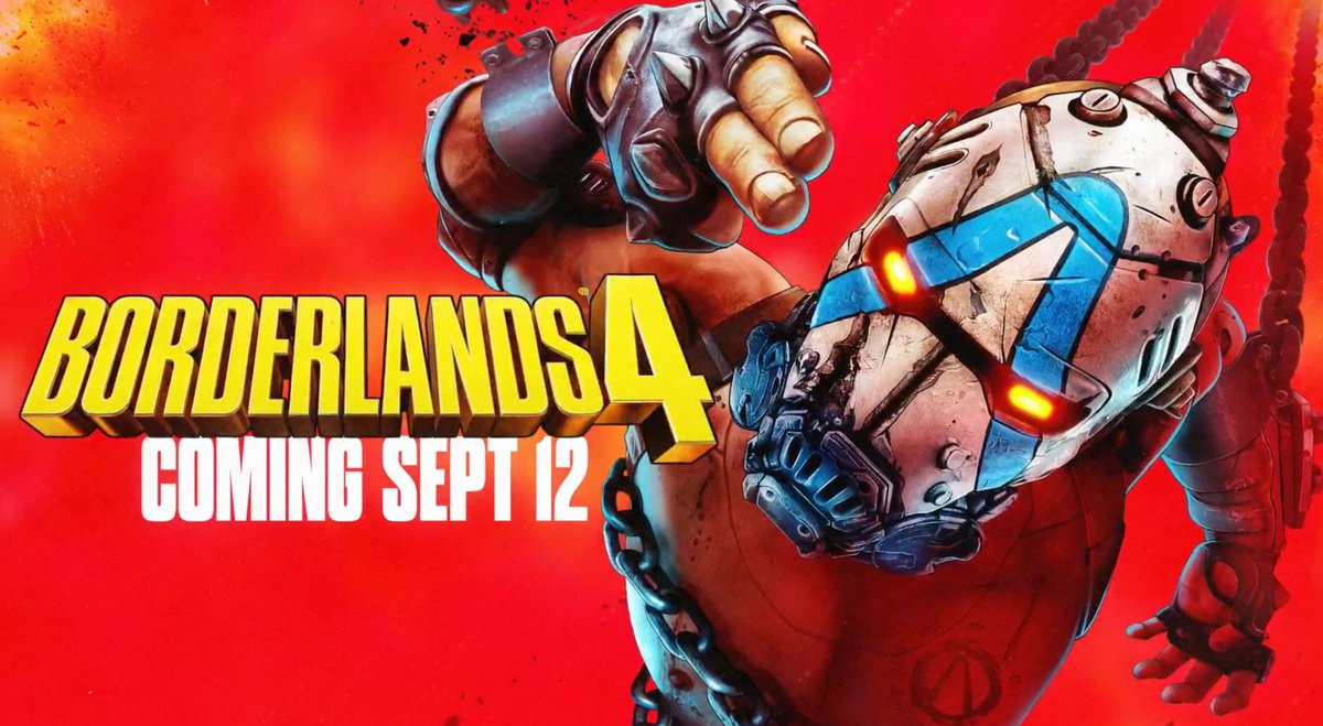 thegameawards's tweet photo. The release date for BORDERLANDS 4 has been moved up to September 12, 2025. https://t.co/48YYiGDSLe