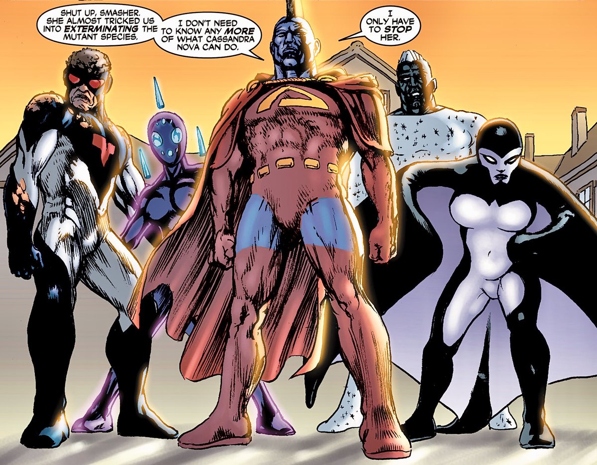 dano_cosmic's tweet photo. New X-Men #125 (Vol. 1, 2002)
✨
W-#GrantMorrison,A/I-#IgorKordey,C-#HiFiDesign,L-#RichardStarkings/#SaidaTemofonte
✨
#ImperialGuard #XMen #Smasher #Plutonia #Cosmo #Manta #Gladiator #Marvel #MarvelComics #MarvelCosmic https://t.co/OpwNYdgYs6