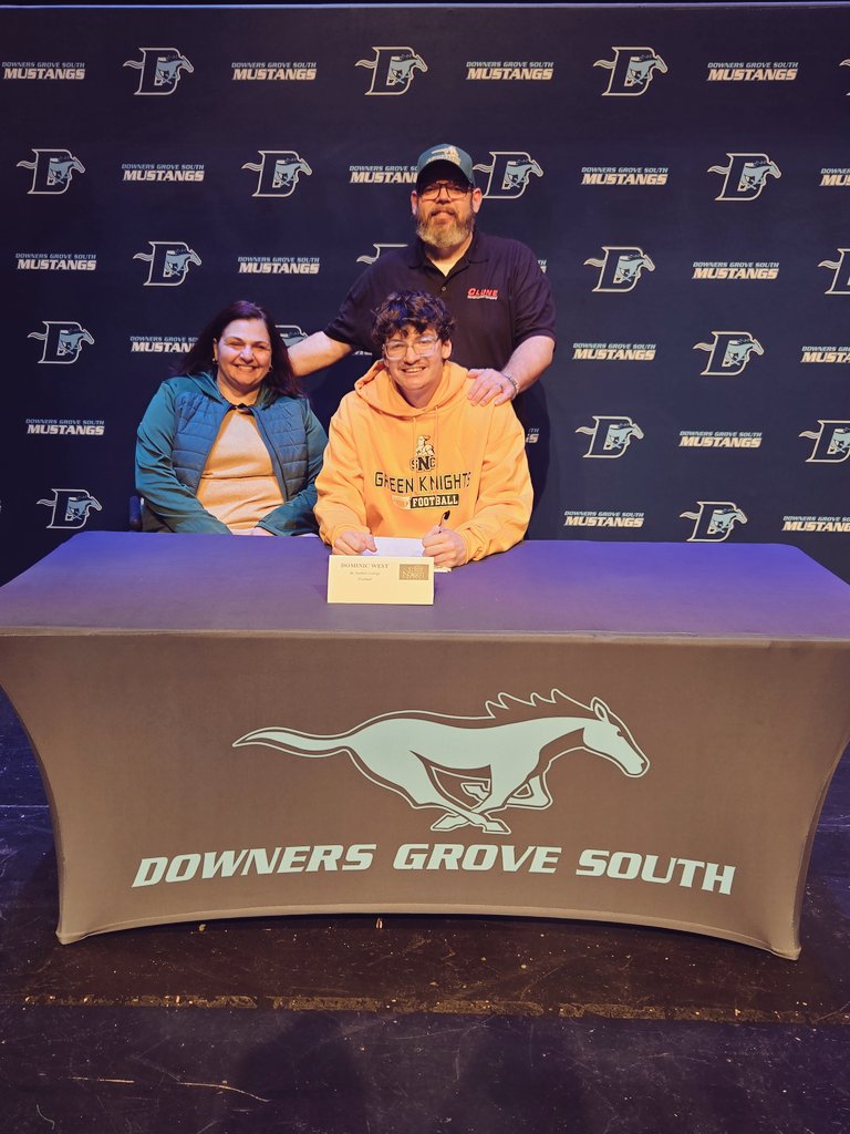 Congratulations Dominic West and good luck playing at St. Norbert College .  #HitHard