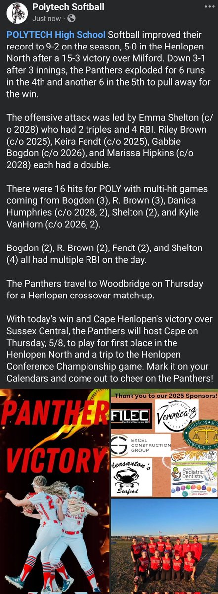 POLYTECH Softball (@polytechsb) on Twitter photo 