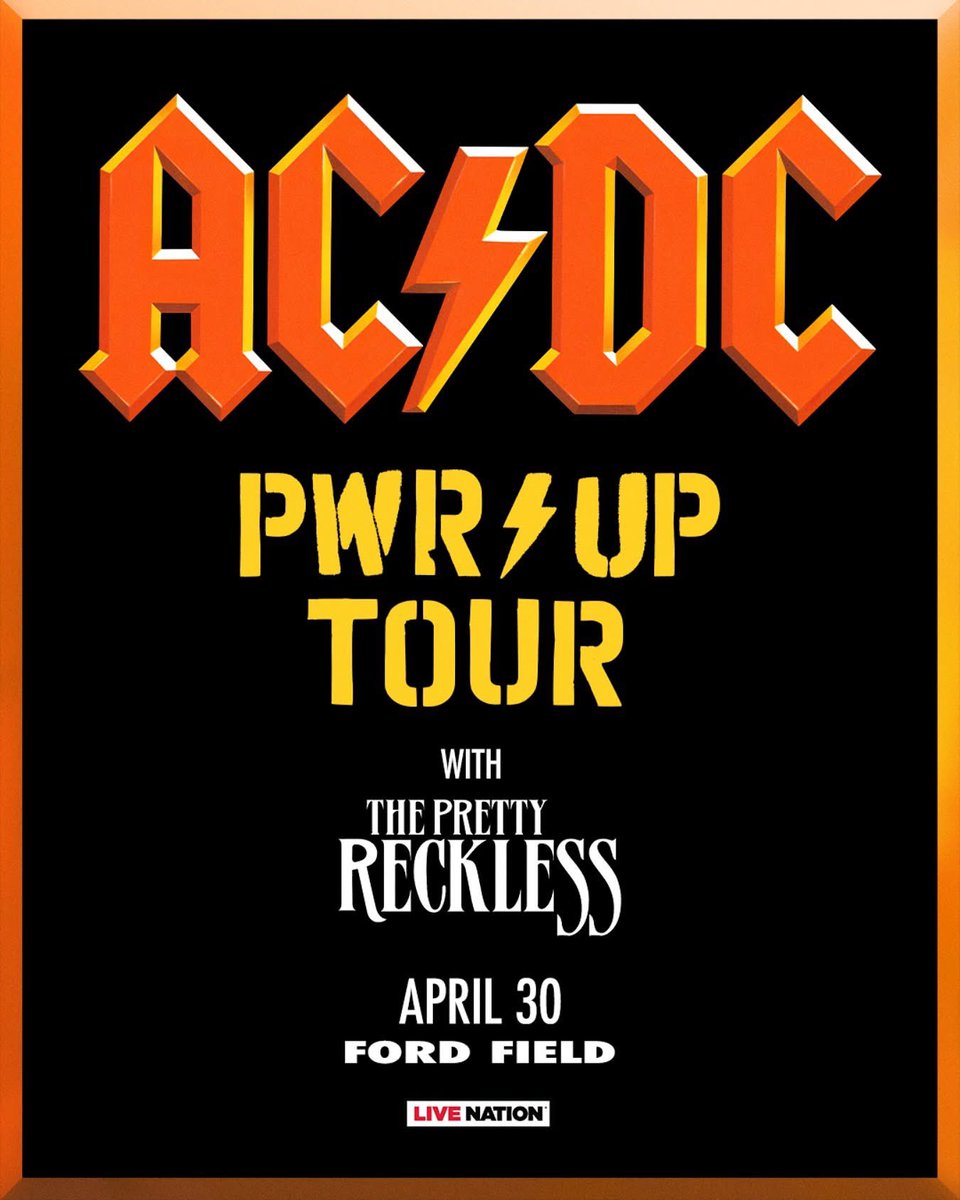 DETROIT!! Limited tickets just released for the SOLD OUT AC/DC show coming to Ford Field tomorrow, 4/30! Get them before they are gone! 

🎫: bit.ly/4cXQBDp