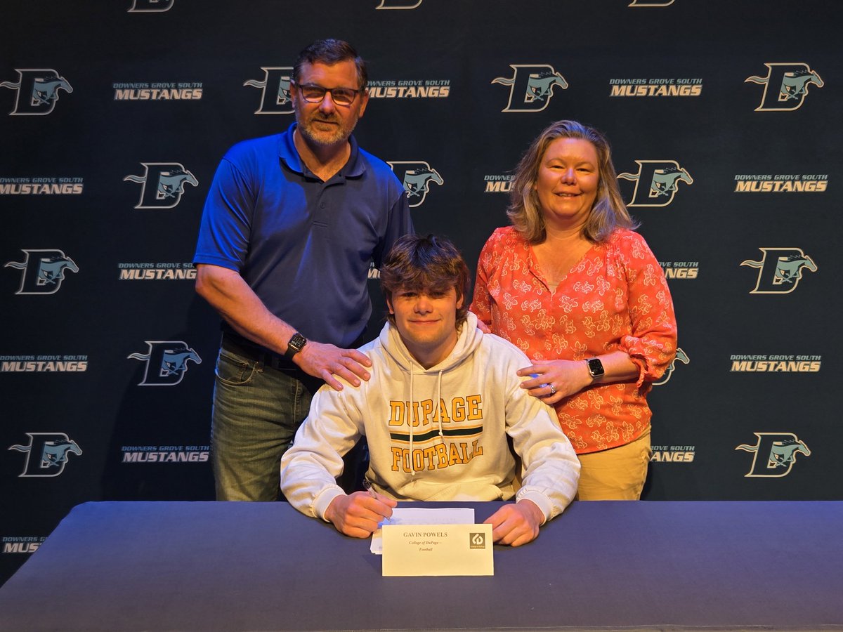 Congratulations Gavin Powels and good luck @  College of Dupage  #HitHard