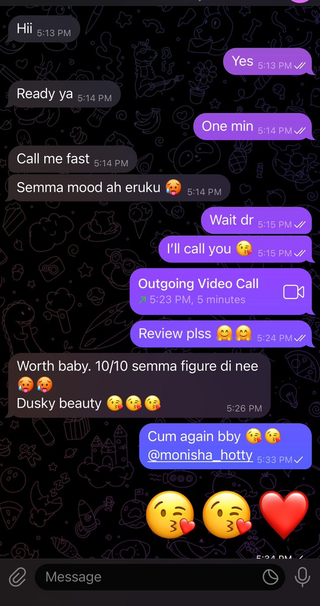 Monisha (@monishacam) on Twitter photo Customer Review 🥰
Morning veriya enmela othitu poga da chlms 💦
Shows available with offers
<a href="/LifeDude5/">Life Dude 70K 😎</a> <a href="/don_tme007ak/">🧲Dark devil🌪️</a> <a href="/leelaikal/">லீலைகள் உதயம் 👨</a> <a href="/Lavrahul789/">Lavanyarasigan789</a> <a href="/CherryPlaysBad/">Cherry 😈</a> <a href="/tamil_7_7_1997/">TL Guy</a> <a href="/Ngscam143/">Ngs</a> <a href="/kathalan008/">காதலன்</a> <a href="/Devil_cock9/">🦋𝚁𝚘𝚖𝚊𝚗𝚝𝚒𝚌 𝚁𝚘𝚠𝚍𝚢🦁</a> <a href="/bacardilimon143/">𝔹𝕒𝕔𝕒𝕣𝕕𝕚 𝕃𝕚𝕞𝕠𝕟𝟙𝟜𝟛</a> <a href="/amma66783746/">காமகன்</a>
<a href="/Edge61484637/">வேட்டை மன்னன் 2.O</a> <a href="/UdhayaK42450356/">UDHAYA♂️ KUMAR</a> Customer Review 🥰
Morning veriya enmela othitu poga da chlms 💦
Shows available with offers
<a href="/LifeDude5/">Life Dude 70K 😎</a> <a href="/don_tme007ak/">🧲Dark devil🌪️</a> <a href="/leelaikal/">லீலைகள் உதயம் 👨</a> <a href="/Lavrahul789/">Lavanyarasigan789</a> <a href="/CherryPlaysBad/">Cherry 😈</a> <a href="/tamil_7_7_1997/">TL Guy</a> <a href="/Ngscam143/">Ngs</a> <a href="/kathalan008/">காதலன்</a> <a href="/Devil_cock9/">🦋𝚁𝚘𝚖𝚊𝚗𝚝𝚒𝚌 𝚁𝚘𝚠𝚍𝚢🦁</a> <a href="/bacardilimon143/">𝔹𝕒𝕔𝕒𝕣𝕕𝕚 𝕃𝕚𝕞𝕠𝕟𝟙𝟜𝟛</a> <a href="/amma66783746/">காமகன்</a>
<a href="/Edge61484637/">வேட்டை மன்னன் 2.O</a> <a href="/UdhayaK42450356/">UDHAYA♂️ KUMAR</a>