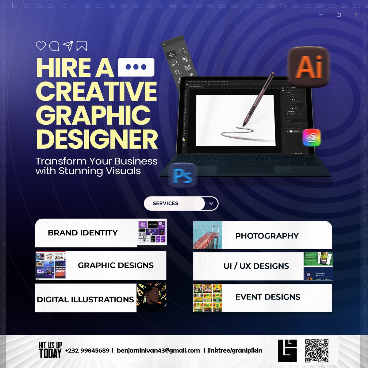 GranipkinStudio's tweet image. Official Design. Here to Deliver Exclusive Designs

#GraphicDesign #FlyerDesign #EventPromotion #CreativeDesign #Marketing #DesignInspiration