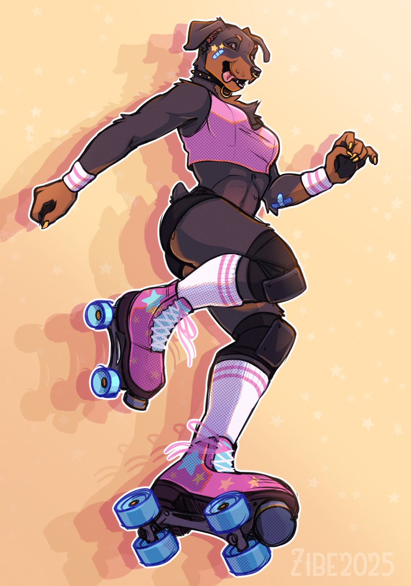 Zibe_'s tweet photo. Roller skatin’ Willow! https://t.co/k2DM4HC64b