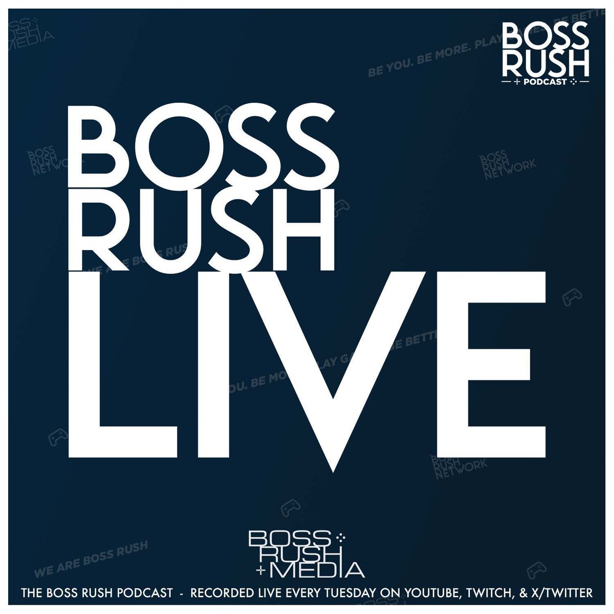BossRushPodcast's tweet photo. We're 🔴 LIVE for a brand new episode of @bossrushpodcast Looking forward to seeing you in chat! #brplive #bebetter #podcast #nintendoswitch2 👇👇
💟 Twitch 👉 https://t.co/5rrMyXMoCl
🟥 YouTube 👉 https://t.co/KJOkHuaN97
❌ X/Twitter 👉 https://t.co/DTh7sIstkw https://t.co/UVRSUvlf56