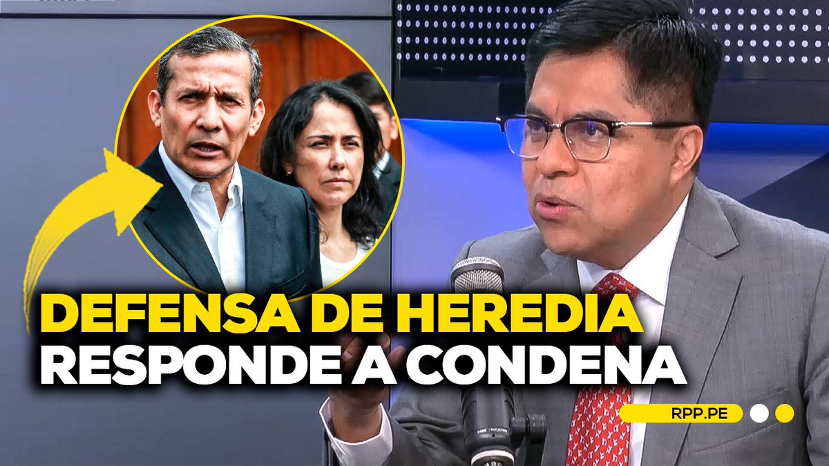 🚨🎙️ Julio César Espinoza, abogado de Nadine Heredia, cuestiona la reciente condena por lavado de activos y anuncia apelación. Denuncia el uso de pruebas declaradas ilegales en Brasil, la aplicación indebida de la teoría de “ignorancia deliberada” y la calificación del Partido