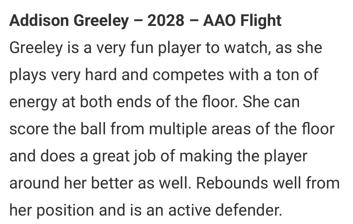 Thank You <a href="/JrAllStarBB/">Jr. All-Star Girls Basketball</a> !! 

<a href="/FlightAAOGBB/">AAO Flight Girls Basketball</a> <a href="/SelectEventsBB/">Select Events Basketball</a> <a href="/BWHS_WBB/">BWHS Lady Wolverines</a> <a href="/jj_reese20/">JJ Reese</a> <a href="/JrAllStar_AR/">Arkansas Jr. All-Star GBB</a> <a href="/PGHArkansas/">Prep Girls Hoops Arkansas</a> <a href="/PrepGirlsHoops/">Prep Girls Hoops 🏀</a>