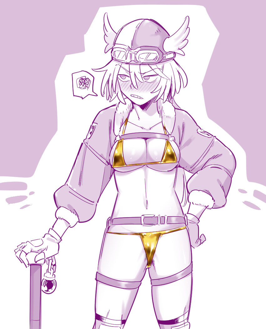 オリジナル魔法少女(金ビキニバーション) 