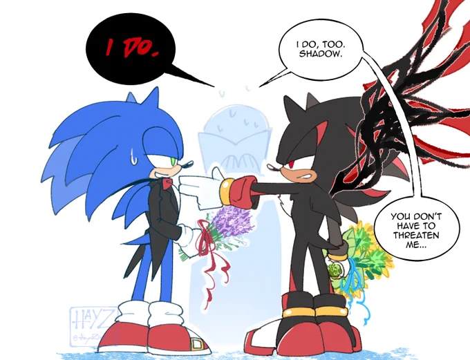 "I do"? That's the fit he pulled up at the altar with?? #sonadow #sonadowfanart 