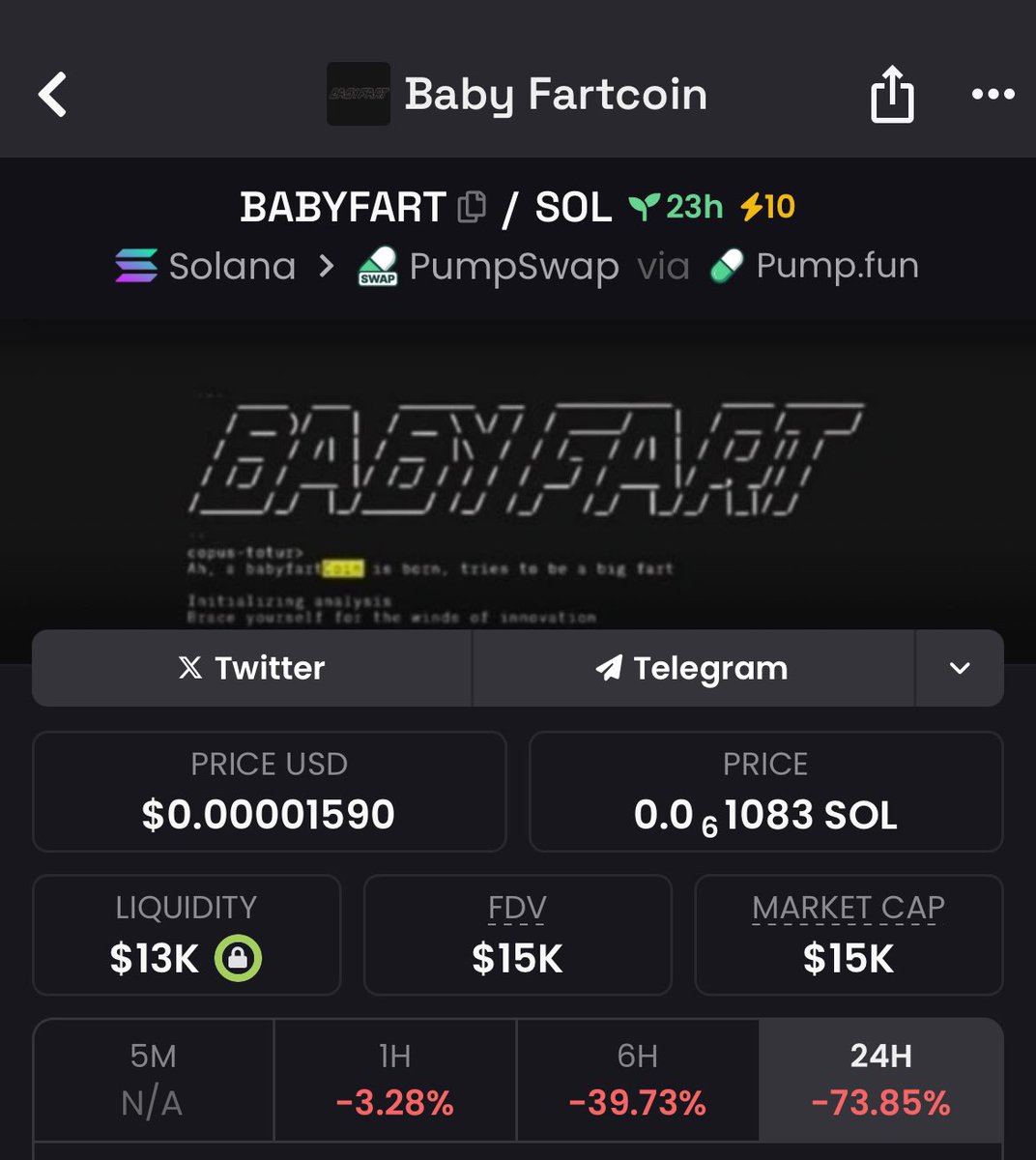 WizzyF1111's tweet photo. @stoolpresidente Dave WE missed #FARTCOIN 

I WONT LET YOU MISS #BABYFART 8X7c3yTNZYvh4BFomGDELACBZjscqEFXQrer4Nzjpump

@stoolpresidente @BarstoolBigCat @barstoolsports @BChickenfry 👶💨 https://t.co/zOKXPxycdC